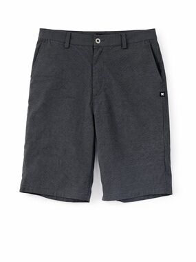 DC Men's Charcoal Flat Front Shorts - Size 31
